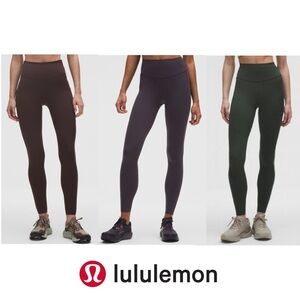 *Bundle x3 Lululemon Fast and Free High-Rise Tight 28" 5 Pocket Size 4